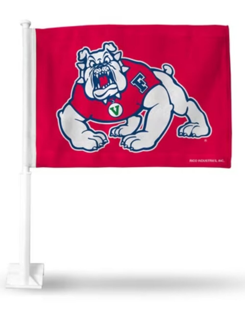 NEW Fresno State Bulldogs NCAA 11X14 Window Mount 2-Sided Car Flag